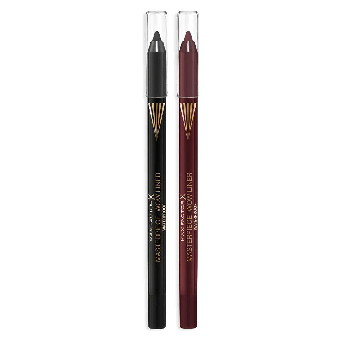 Rimmel Max Factor Masterpiece Wow Eyeliner Black Fig Bundle
