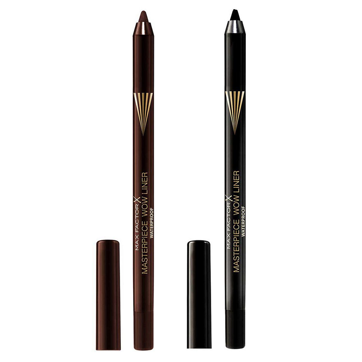 Rimmel Max Factor Masterpiece Wow Eyeliner Dark Chocolate Bundle
