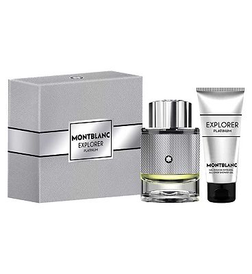 Montblanc Explorer Platinum Gift Set Eau de Parfum 60ml & Shower Gel 100ml