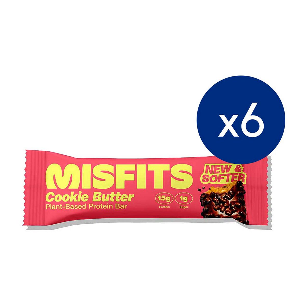 Misfits Cookie Butter Protein Bar 50G 6S