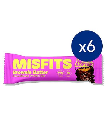 Misfits Brownie Batter Prtein Bar 50g 6s