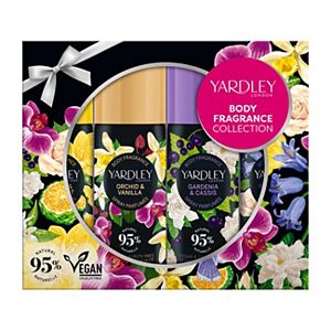 Yardley Contemporary Body Spray Set 4 x 50ml