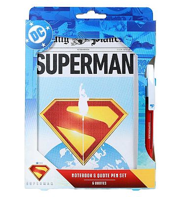 SUPERMAN Notebook & Pen Set
