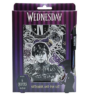 Wednesday Notebook & Pen Set