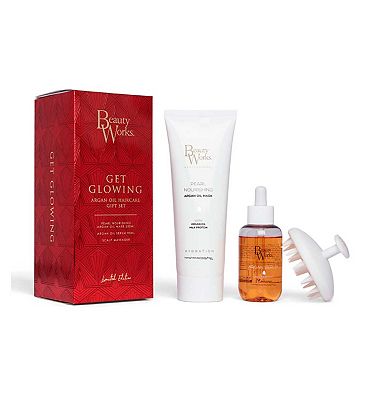 Click to view product details and reviews for Beauty Works Get Glowing Haircare Gift Set.