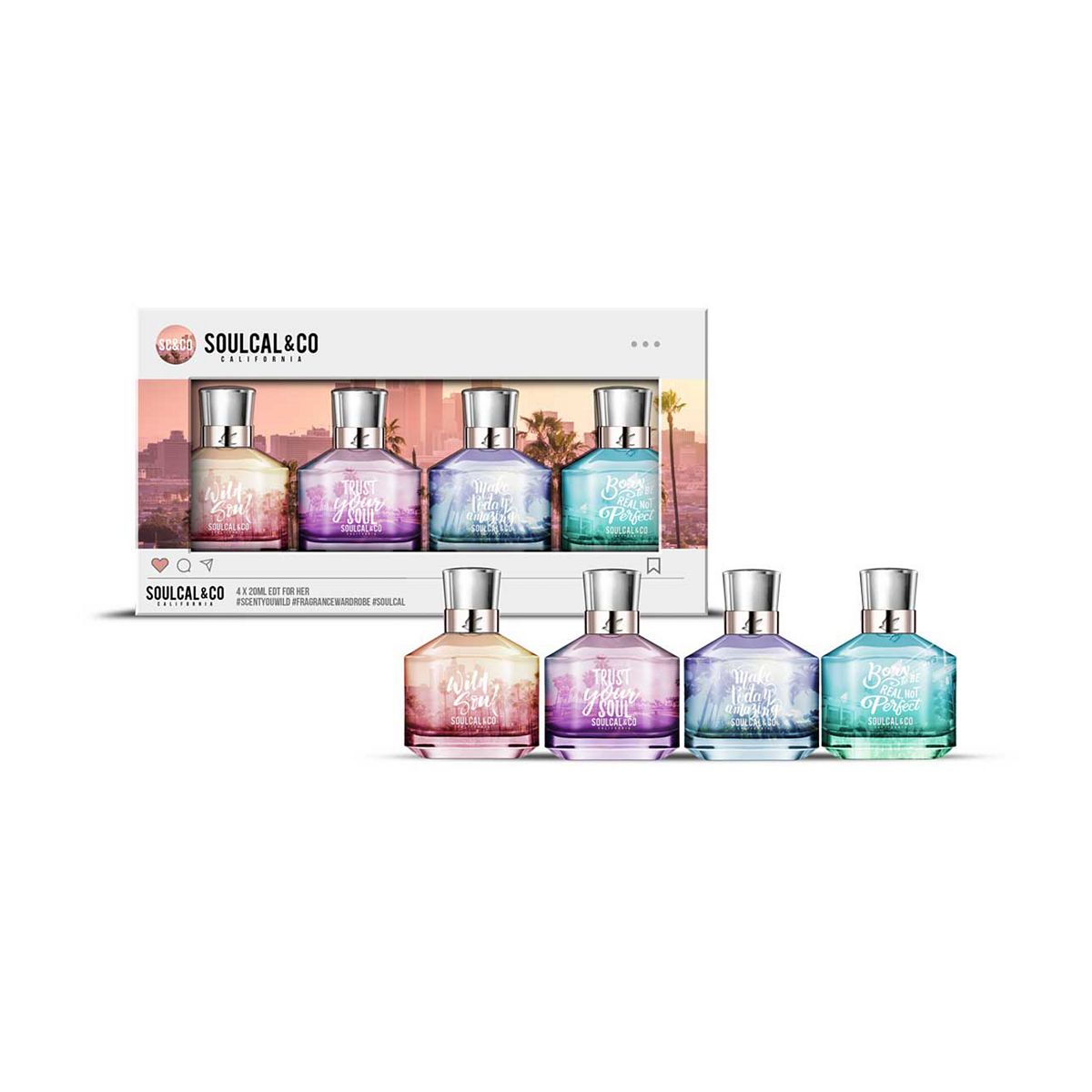 Soul Cal Mini Eau De Toilette Set For Her