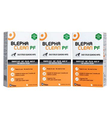 Blephaclean Cleansing Wipes 20s 3s Bundle