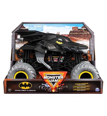 Spinmaster Monster Jam 1 24 Batman Die Cast Solid Vehicle