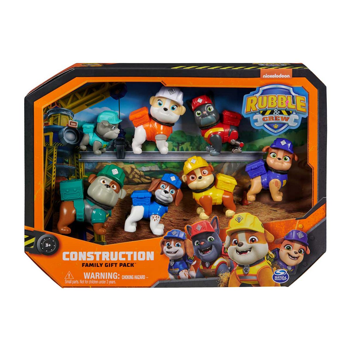 Paw Patrol Spinmaster Rubble & Crew Construction Family Gift Pack Playset