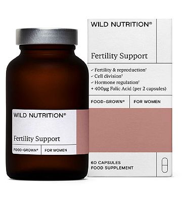 Wild Nutrition Food-Grown Fertility Support for Women Capsules 60s