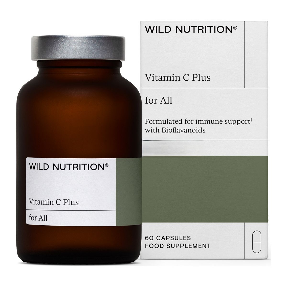 Wild Nutrition Vitamin C Plus 60 Capsules