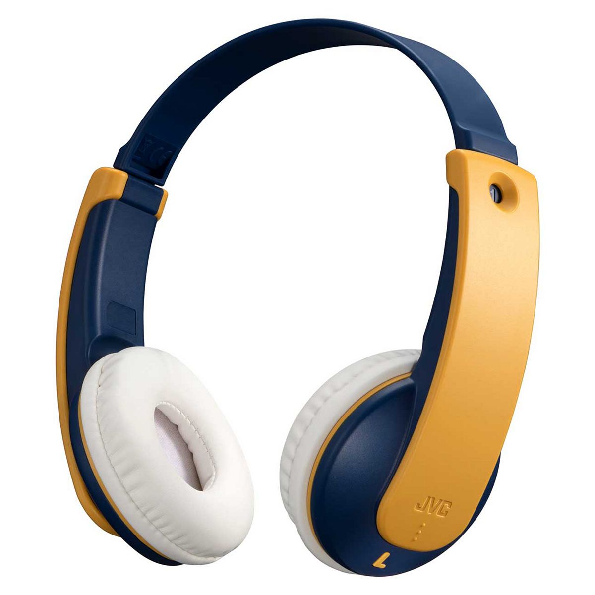 JVC Wireless Tiny Phone Headphones Yellow Blue Ha-Kd10W
