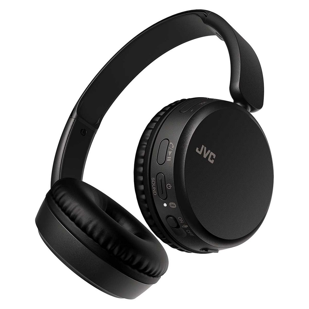 Jvc Foldable Bluetooth On Ear Headphones Black Ha-S36w