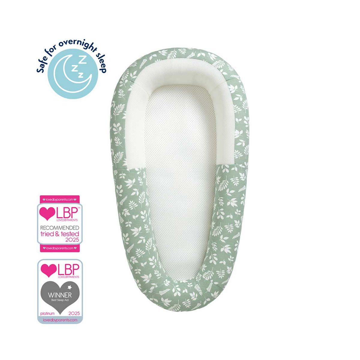 Purflo Sleep Tight Baby Bed - Fern