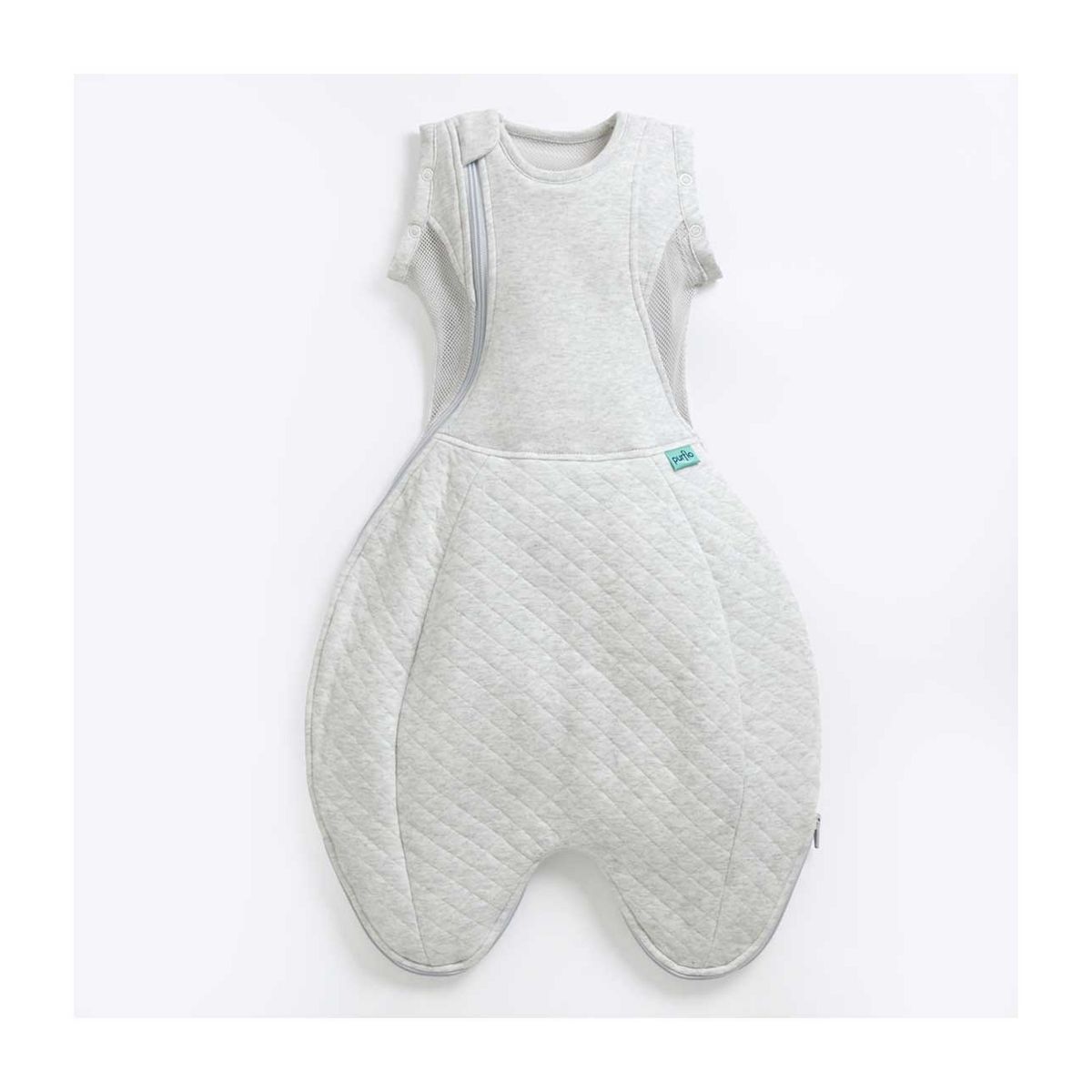 Purflo Swaddle To Sleep Bag 2.5 Tog - Minimal Grey