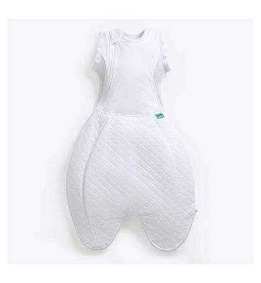 Purflo Swaddle to Sleep Bag 2.5 Tog - Soft White