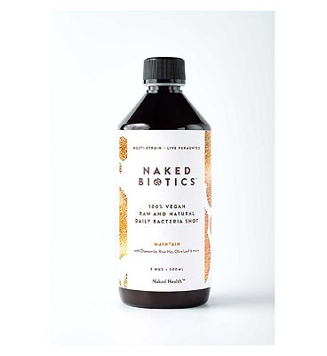 Naked Biotics Maintain Liquid Probiotics For Gut Health 500Ml
