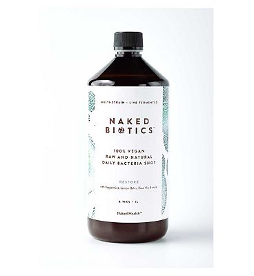 Naked Biotics Restore Liquid Probiotics For Gut Health 1000Ml