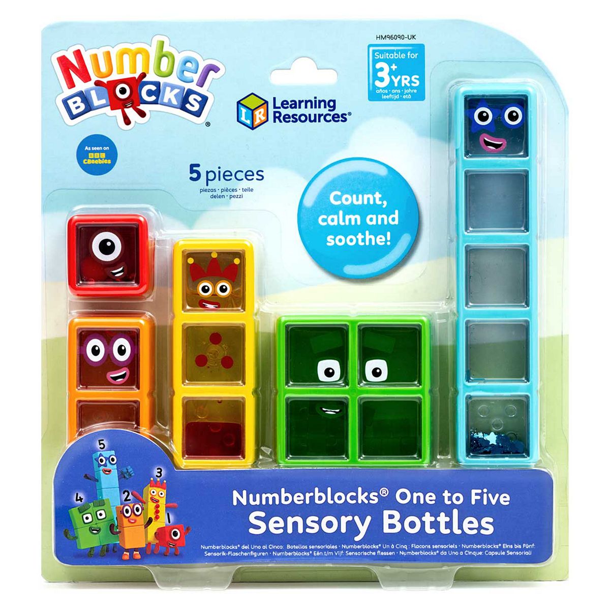 Numberblocks One to Five Sensory Bottles - Image 13
