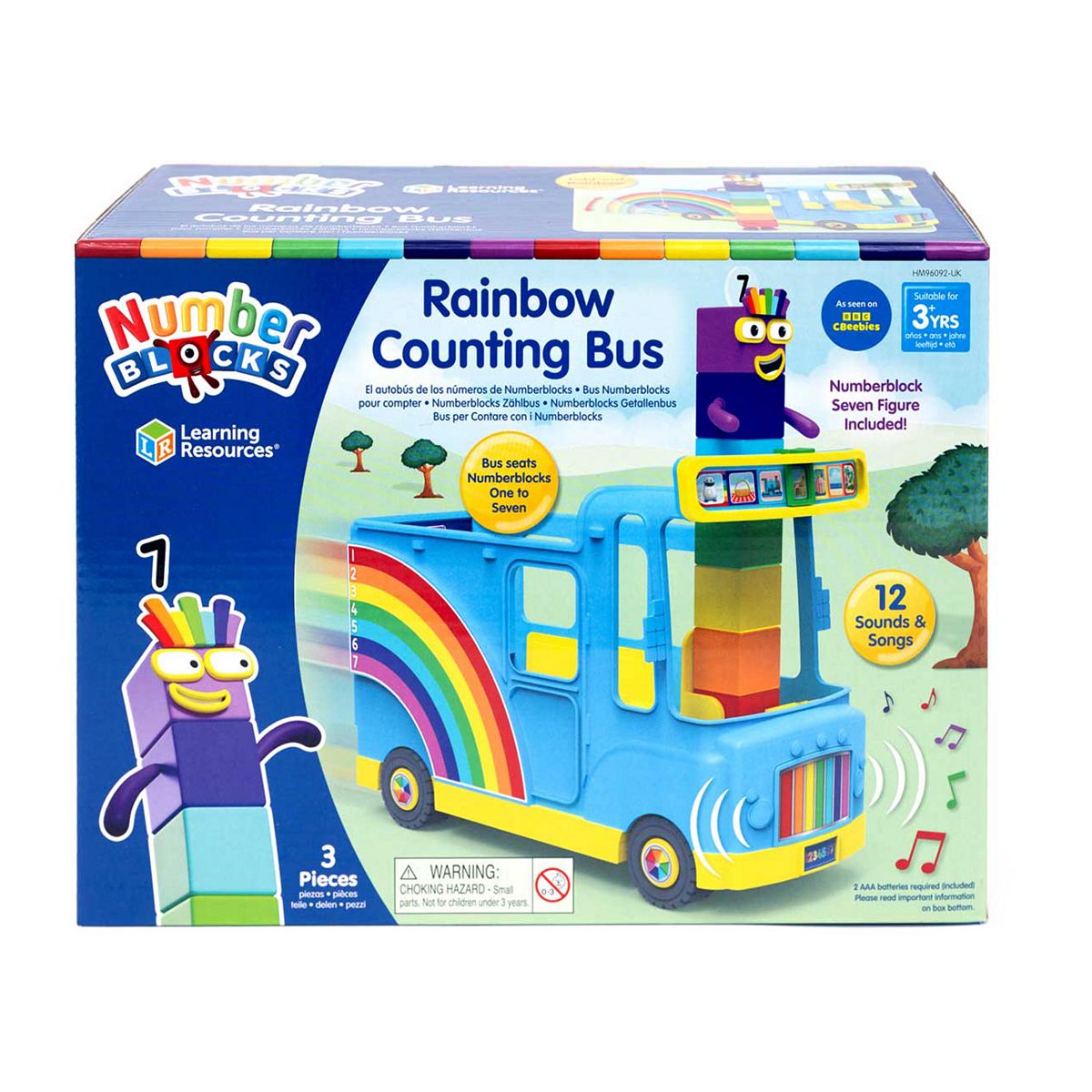 Numberblocks Learning Resources Rainbow Counting Bus Playset