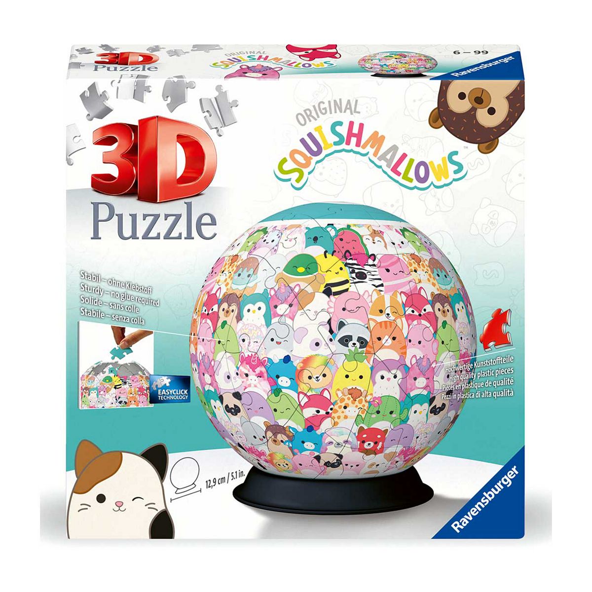 Squishmallows Ravensburger 3D Puzzle Ball 72 Piece