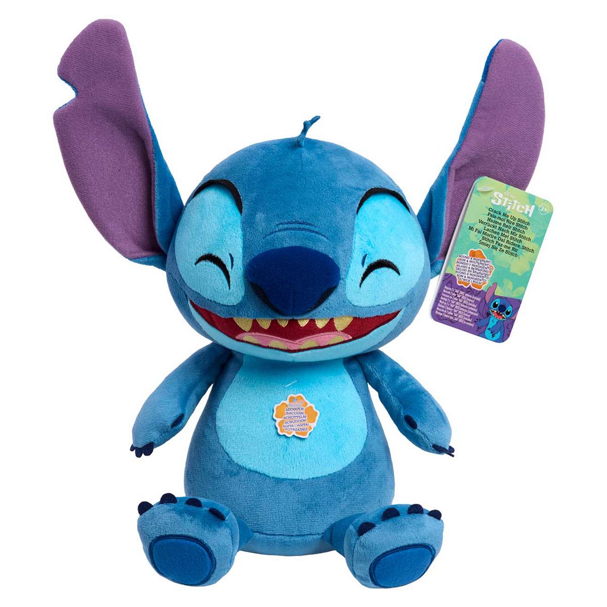 Stitch Just Play Crack Me Up Feature Plush