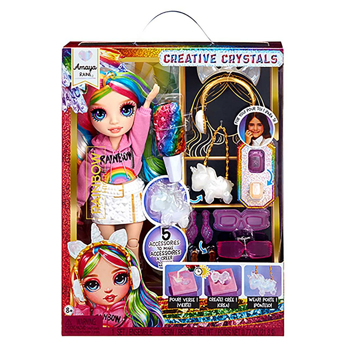 Rainbow High Mga Creative Crystals Fashion Doll Amaya