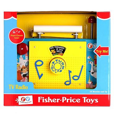 Basic Fun Fisher Price Classic Tv/Radio Playset