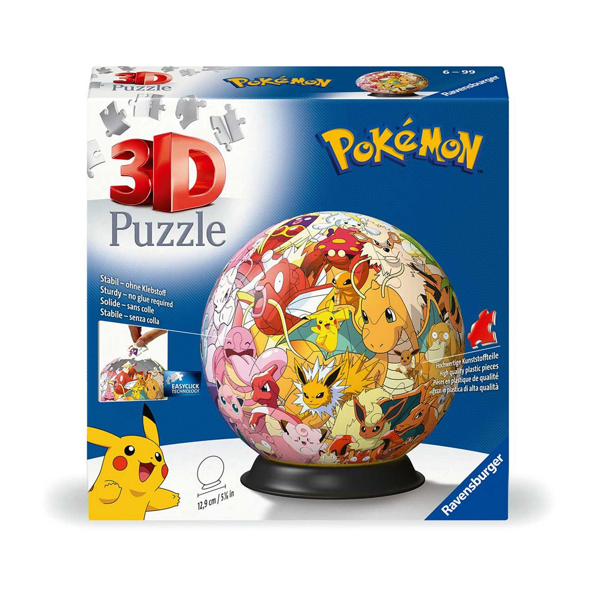 Pokemon Ravensburger Puzzle Ball 3D 72 Piece