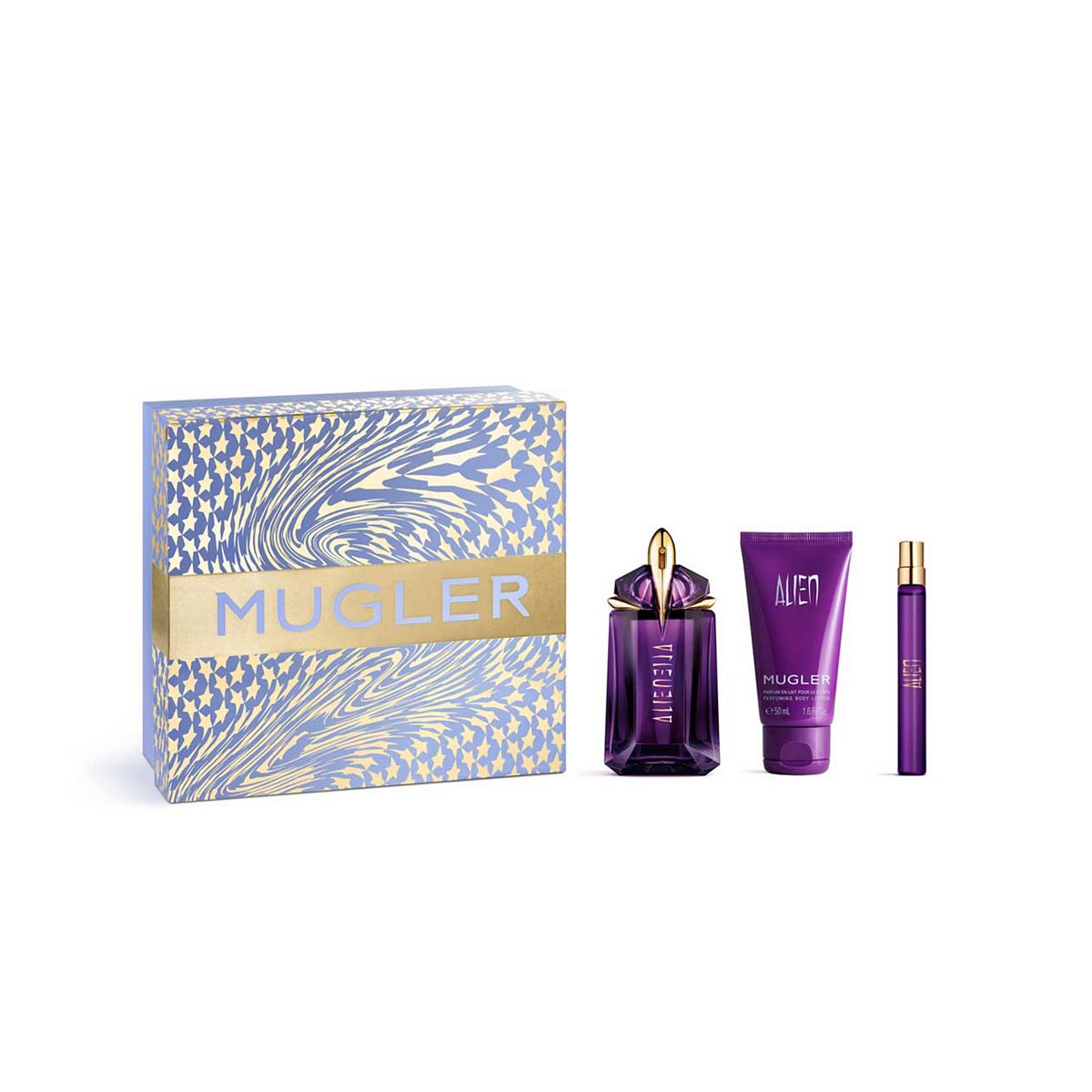 Mugler Alien Eau De Parfum 60ml, Body Lotion 50Ml & 10Ml Giftset
