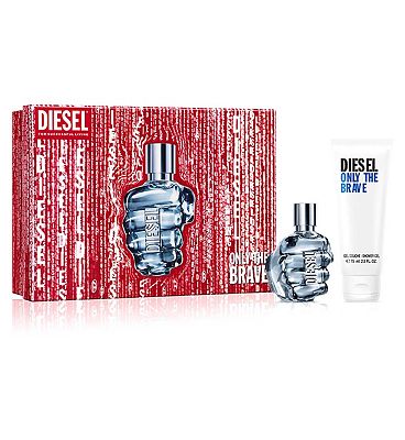 Diesel Only The Brave Eau De Toilette Duo Gift Set 50Ml & Shower Gel, 75ml