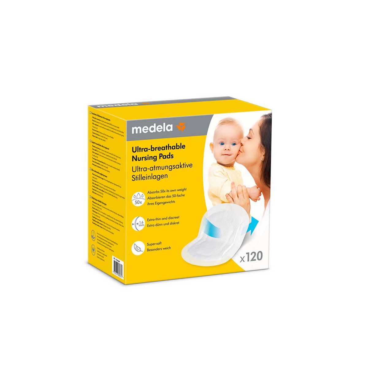 Medela Ultra Breathable Disposable Nursing Pads 120S