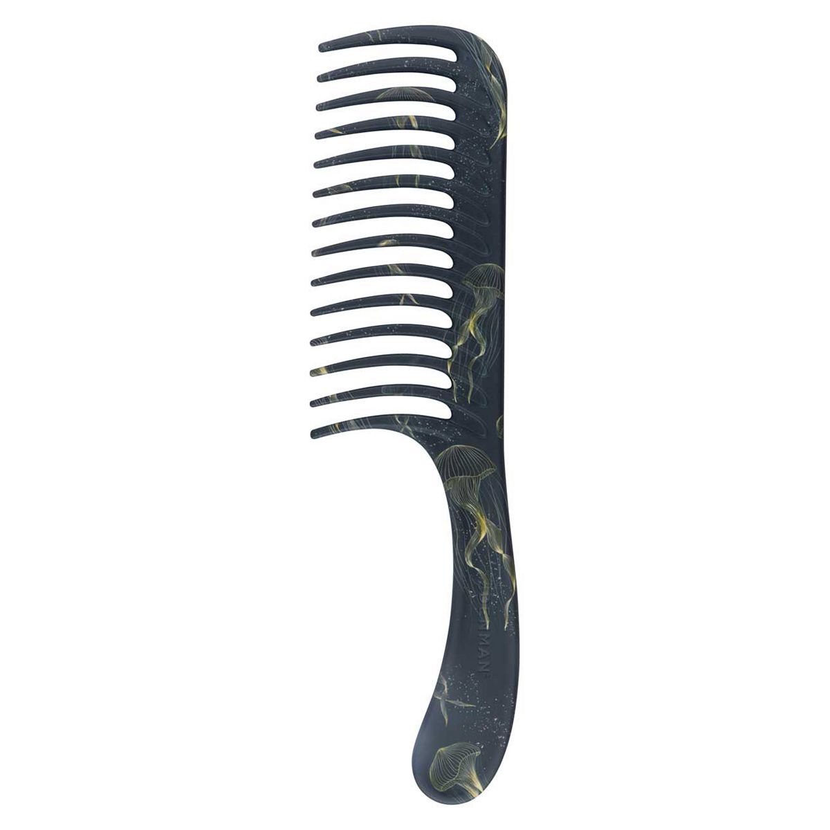 Denman Dman D28 Navy Future Dusk Wide Tooth Detangling Comb Multicolor