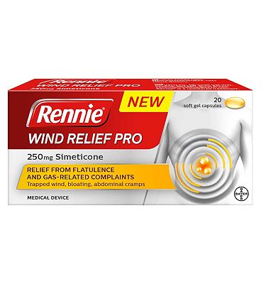 Rennie Wind Relief Pro Capsules 20S