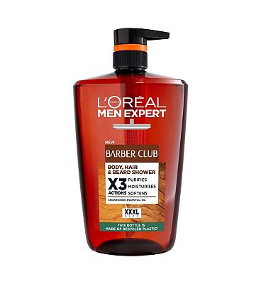 L'Oreal Men Expert Barber Club Body & Hair & Beard Wash 1L