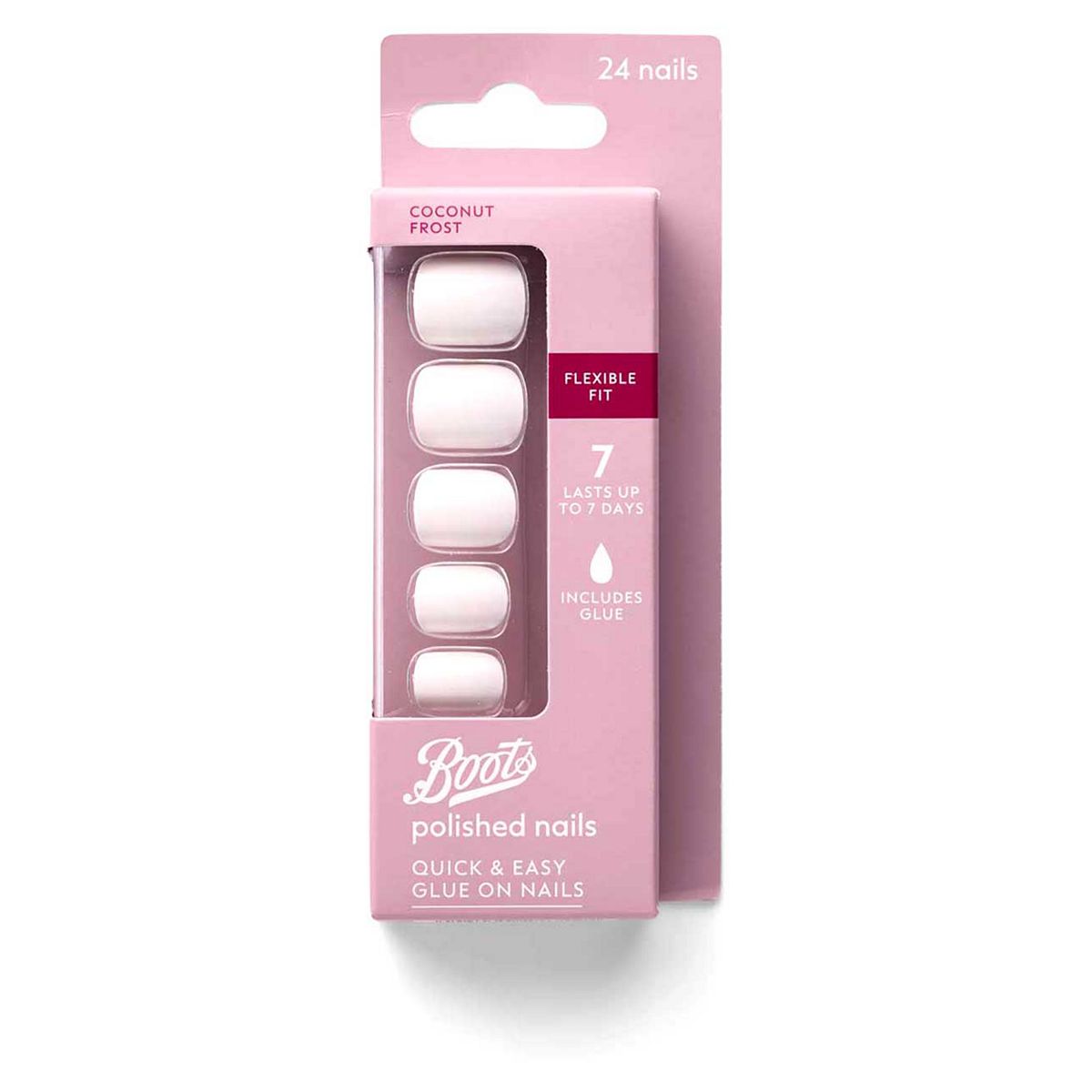   False Nail Coconut Frost X24