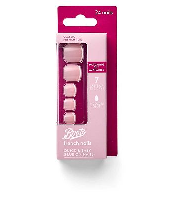 Click to view product details and reviews for Boots False Nail Classic French Toe X24.
