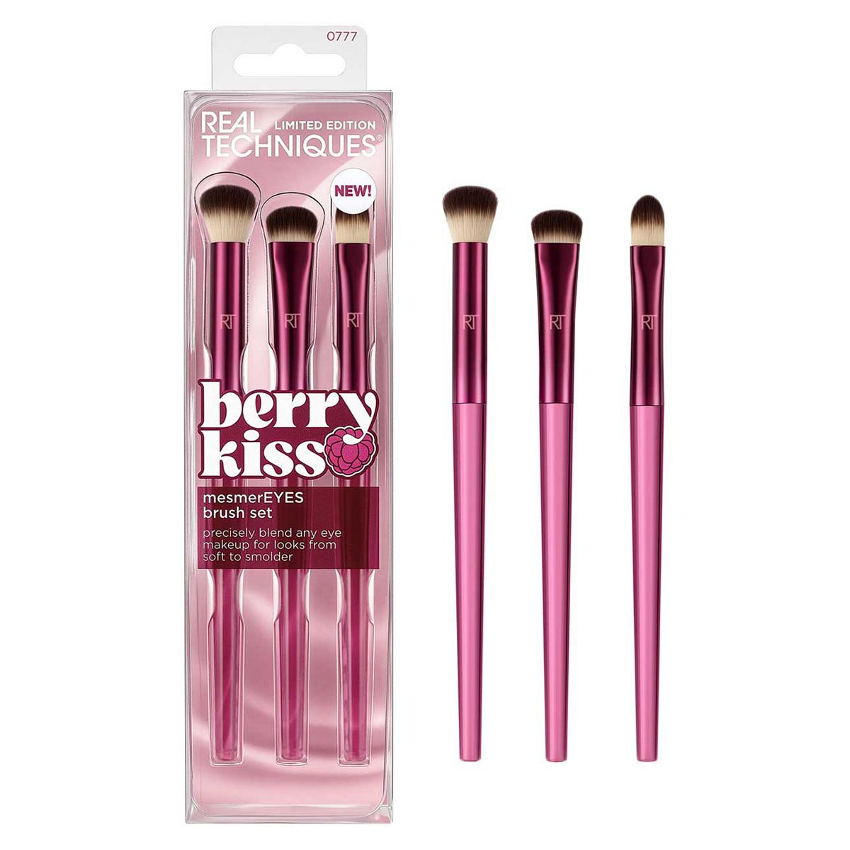 Real Techniques Berry Kiss Limited Edition Mesmereyes Brush Set