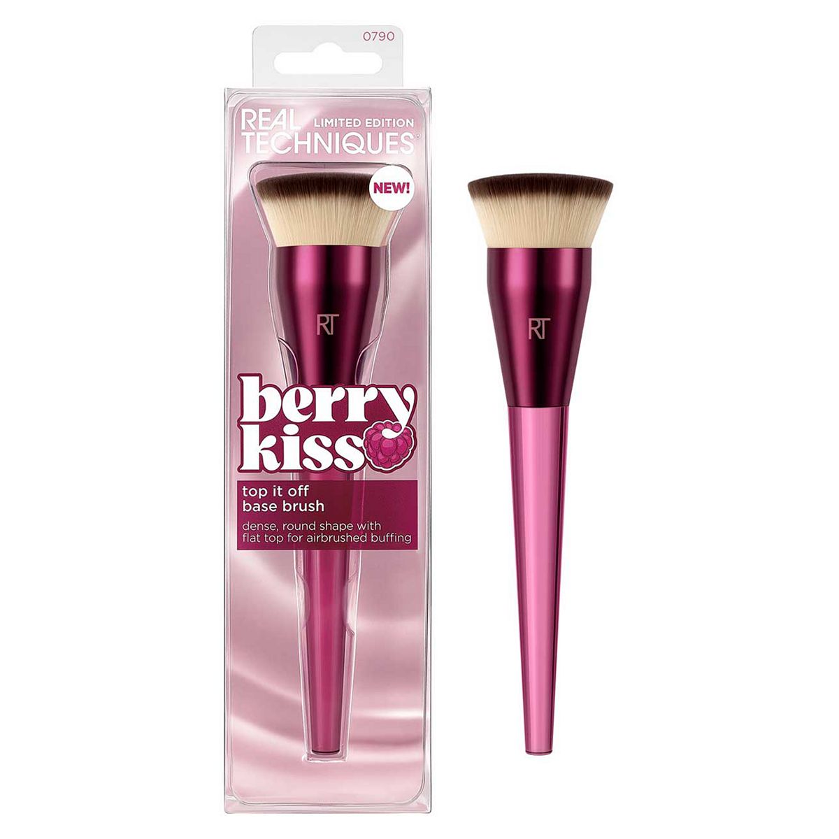 Real Techniques Berry Kiss Limited Edition Top It-Off Base Brush