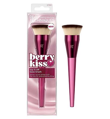 Click to view product details and reviews for Real Techniques Berry Kiss Limited Edition Top It Off Base Brush.
