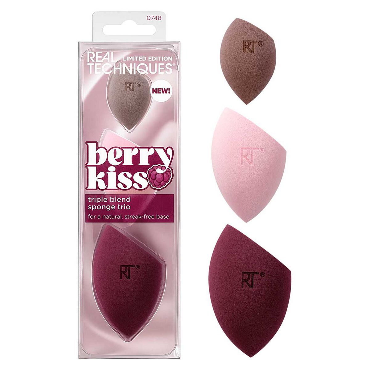 Real Techniques Berry Kiss Limited Edition Sponge Trio