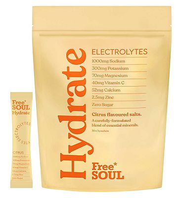 Click to view product details and reviews for Free Soul Hydration Powder 7g 30s.