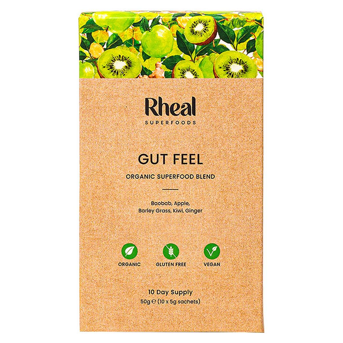 Rheal Superfoods Ltd Rheal Superfoods Gut Feel Powder Sachets 5G 10S