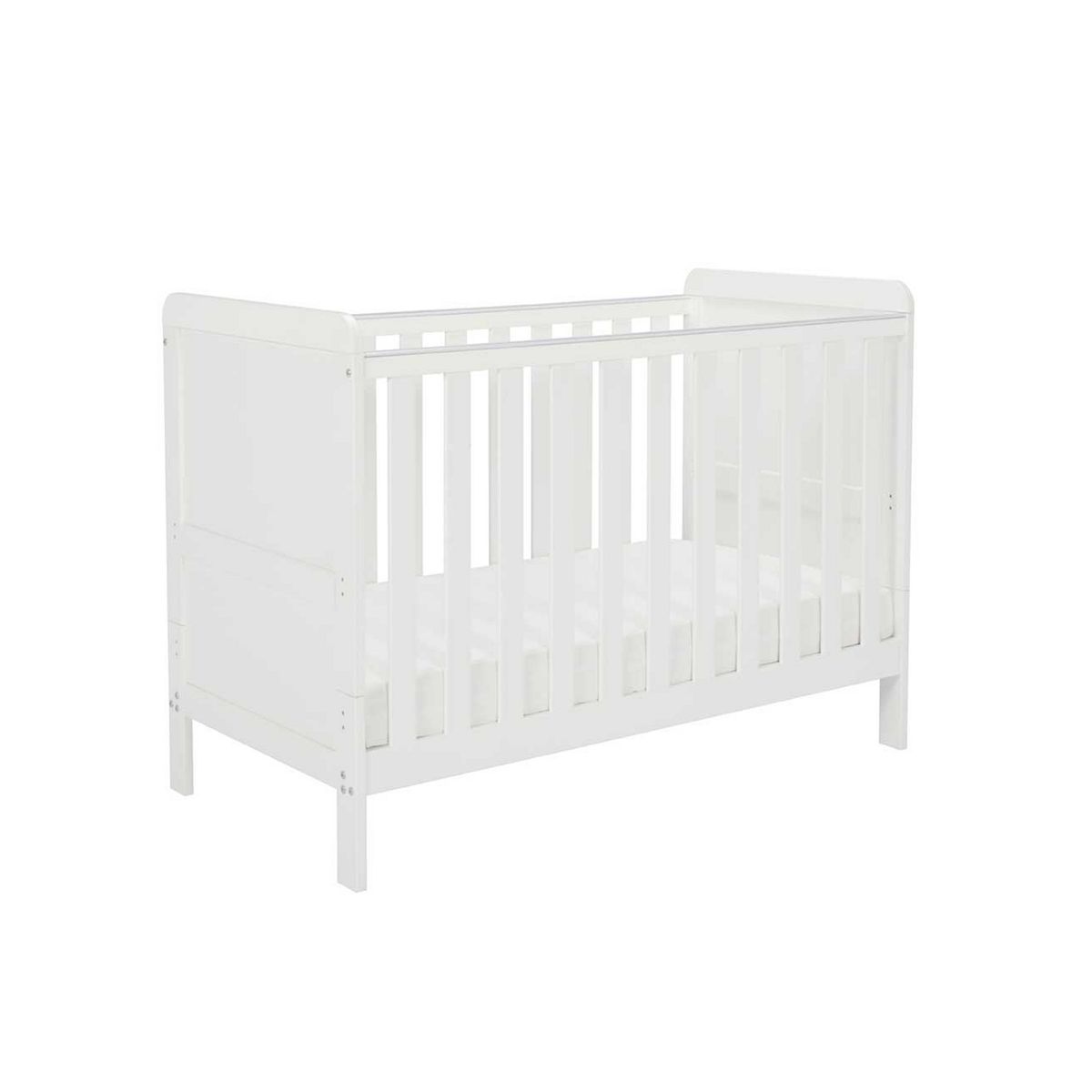 Babymore Caro Urban Mini Cot Bed White