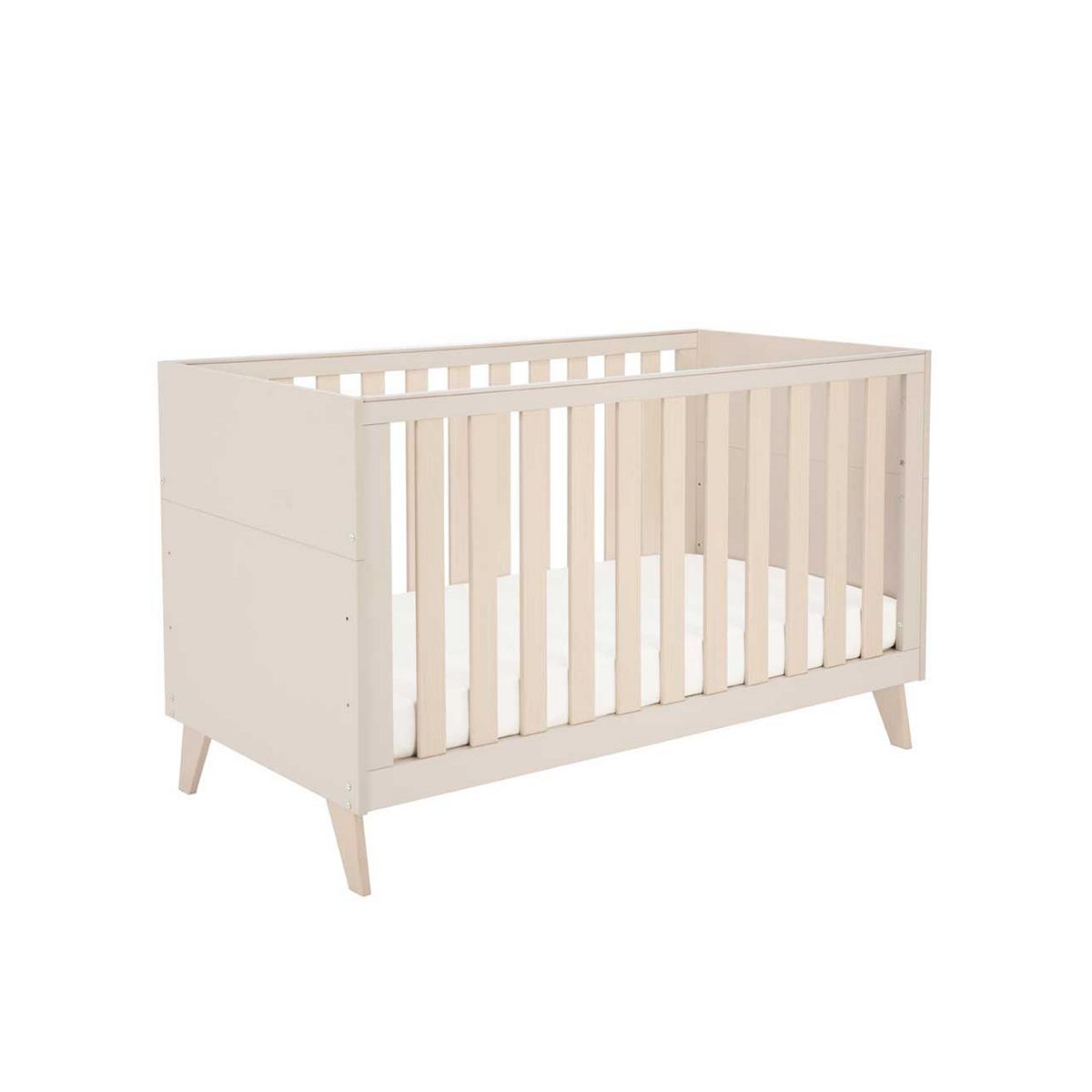 Babymore Dante Cot Bed Cashmere