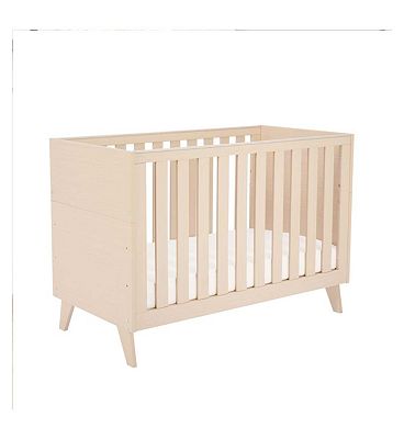 Babymore Dante Mini Cot Bed Natural