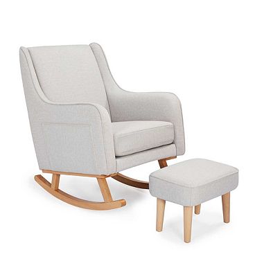 Babymore Ida Nursing Chair with Stool Cashmere Set