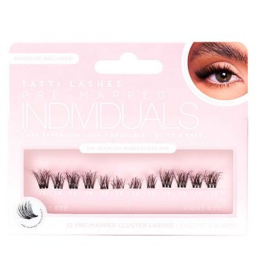 Tatti Lashes Seamless Winged Mapped Individual Lashes Clusters 12s