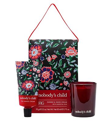 Nobody's Child Candle & Hand Cream Set