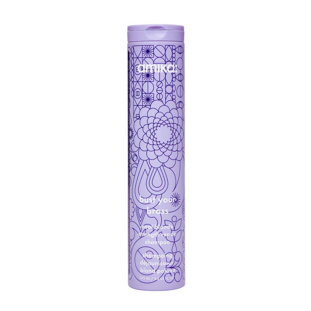 Amika Bust Your Brass Cool Blonde Repair Shampoo 275ml
